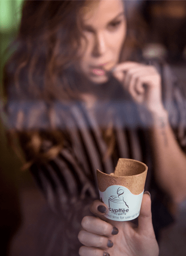 tasse comestible