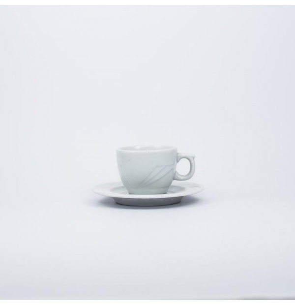 Tasse et sous tasse à expresso