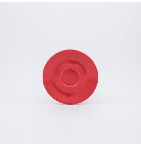 Coffee saucer red