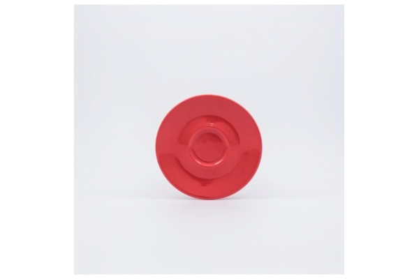 Coffee saucer red
