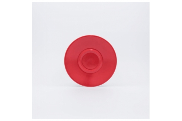 Hot chocolate saucer red