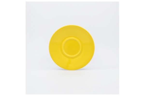 Sous tasse à Chocolat couleur jaune