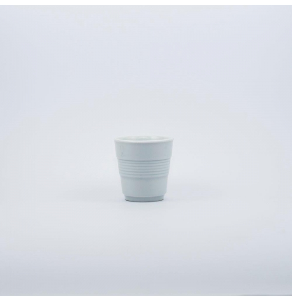 White drinking cup