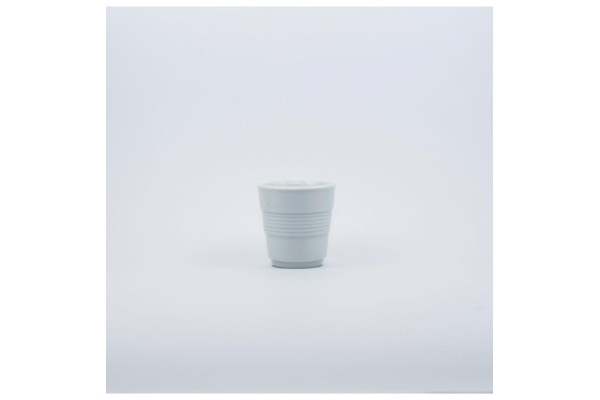 White drinking cup